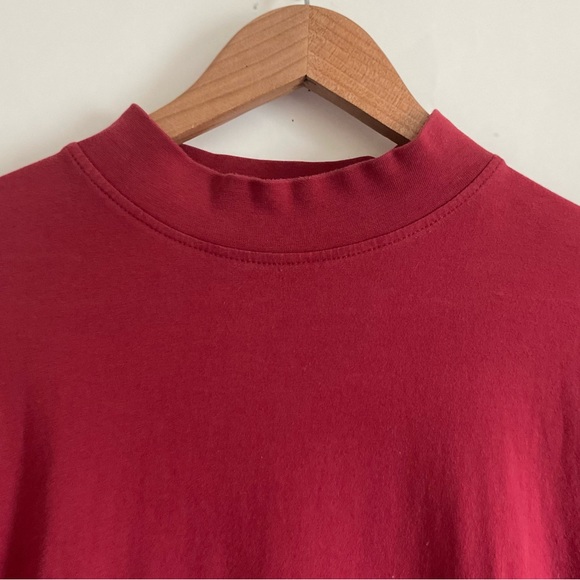 LERROS MOCK NECK SHORT SLEEVE SHIRT TSHIRT - Picture 3 of 5